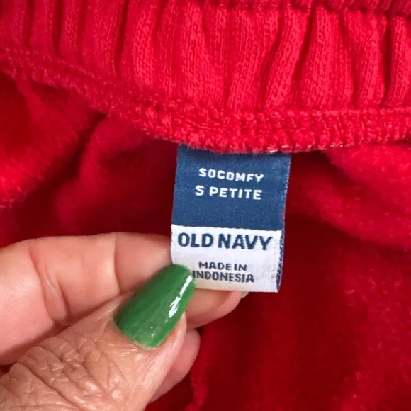 Women’s Petite or Kids Red and Blue Sweatpants - Picture 5 of 7